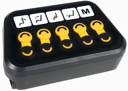 Caixa de comandos Ctrl+5 com botões