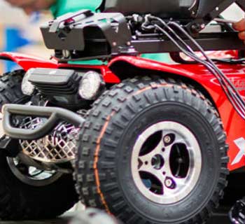 Quatro motores potentes e independentes, tremendamente eficientes