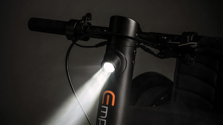 Luz LED brilhante integrada
