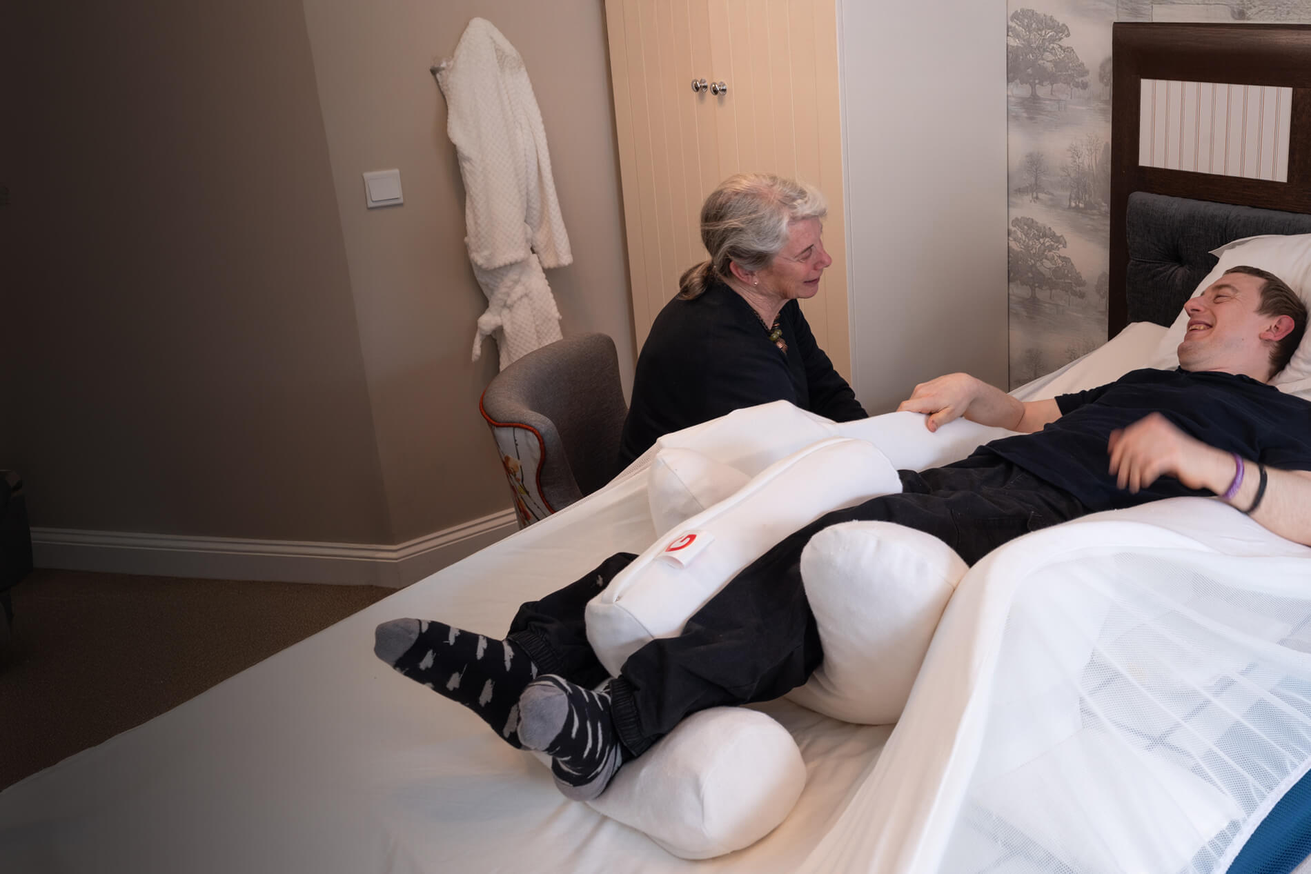 O SymmetriSleep® é uma peça fundamental dentro de um programa integral de gestão postural e funcional 24 horas