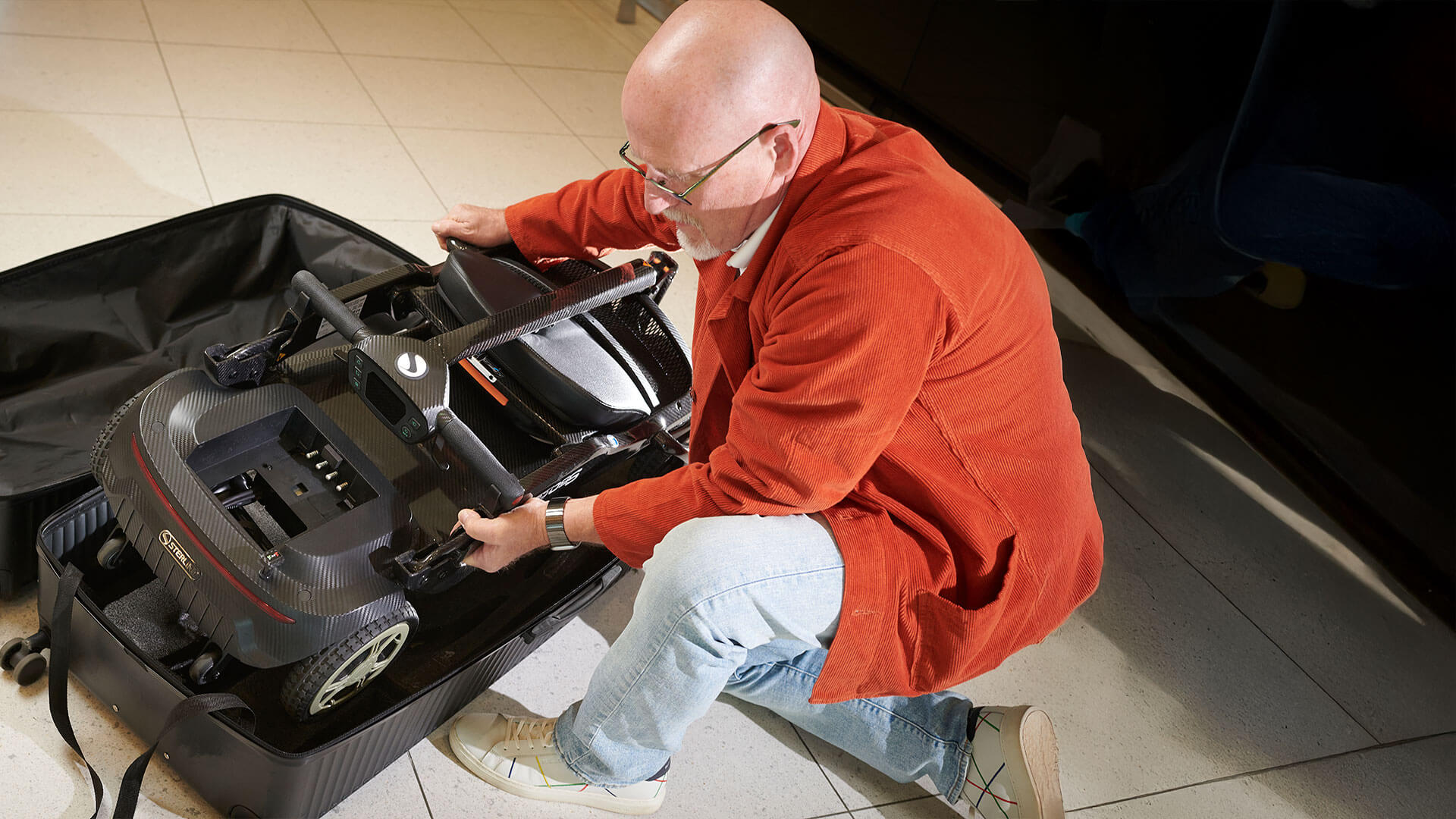 Apta para viajar de avião