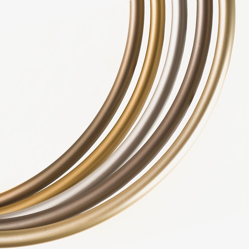 Aros nas cores anodizadas
