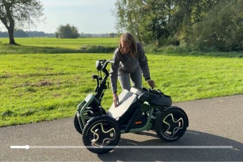 Sterling S800 Vídeo | Dobragem e transporte