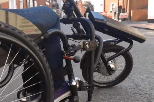 Handbike Empulse Attitude eléctrica com cadeira Tiga