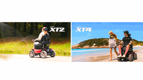 Apresentamos a família XT da Magic Mobility - Novas cadeiras de rodas 4x4