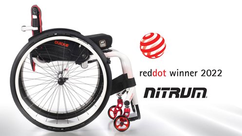 QUICKIE Nitrum ganha o prémio Red Dot pelo seu design de elevada qualidade