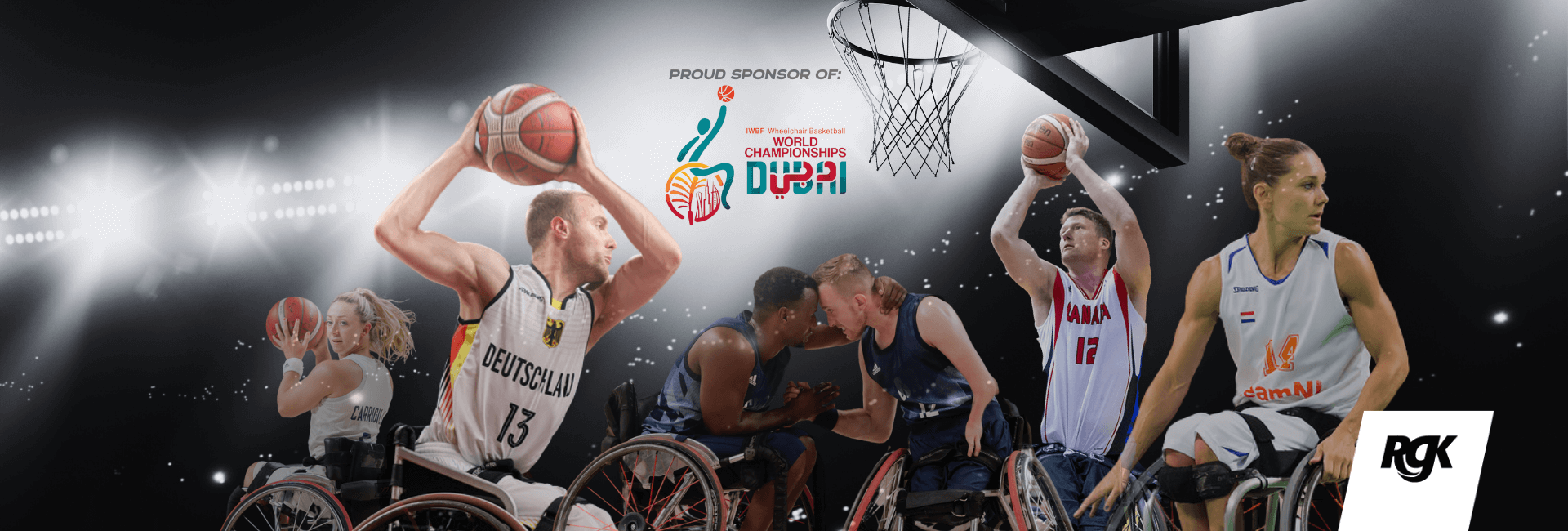 A RGK / Sunrise Medical patrocinará o próximo Campeonato Mundial de Basquetebol em Cadeira de Rodas