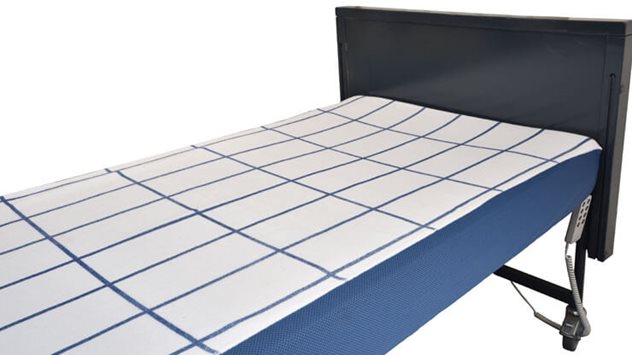 1. Lençol base de felpa com quadrícula