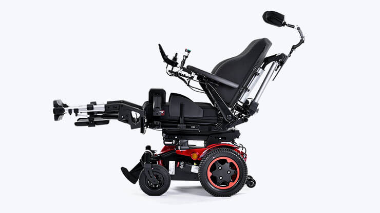 Apoios de pés com elevação elétrica